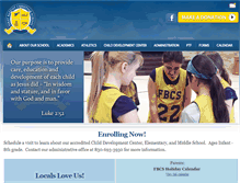 Tablet Screenshot of fbcsmf.org